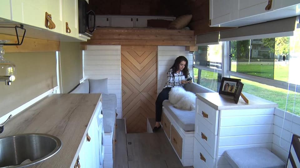 Turning A Bus Into A Cozy Home